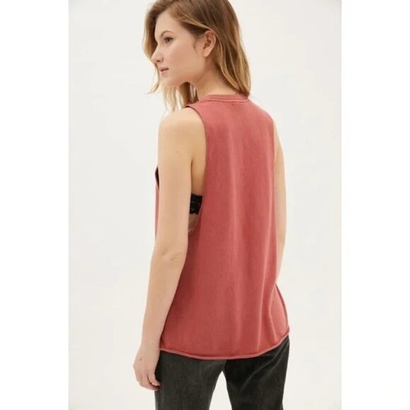 Out From Under by UO Down Low Muscle Tank Top - Size M - Picture 2 of 6